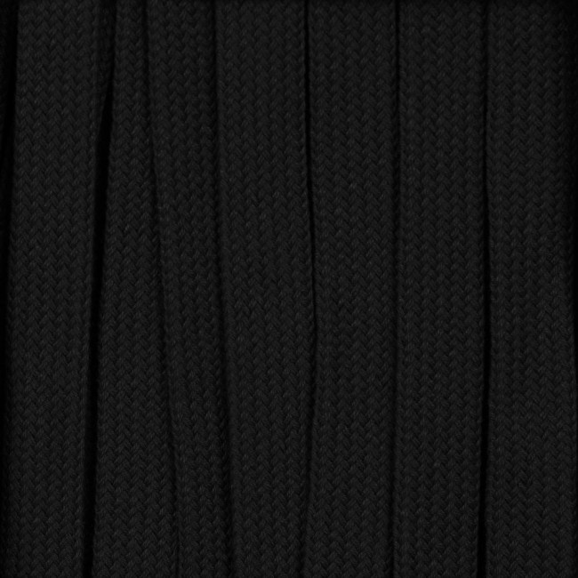 Плоский шнур Cord M, черный, 60 см